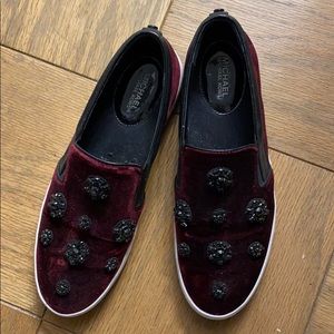 Michael Kors Velvet Sneaker